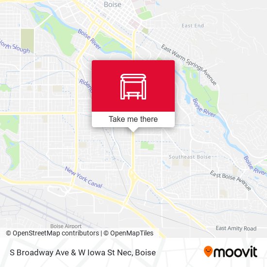 Mapa de S Broadway Ave & W Iowa St Nec