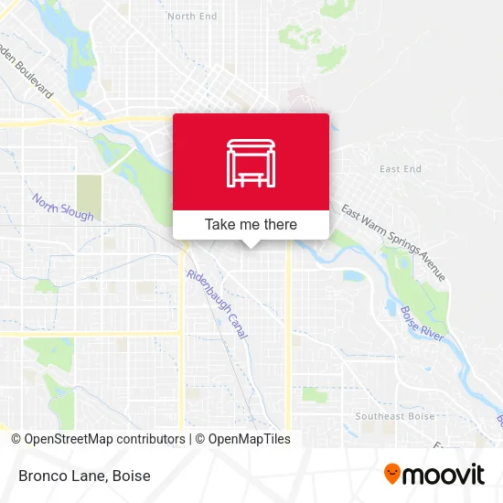 Bronco Lane map
