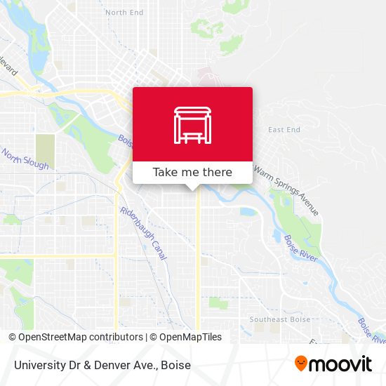 University Dr & Denver Ave. map