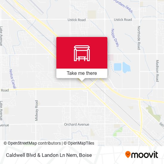 Caldwell Blvd & Landon Ln Nem map