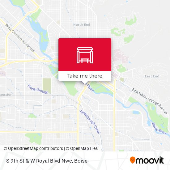 Mapa de S 9th St & W Royal Blvd Nwc