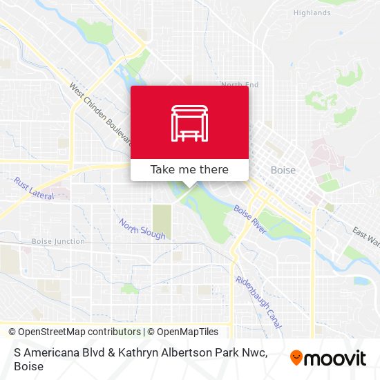 Mapa de S Americana Blvd & Kathryn Albertson Park Nwc