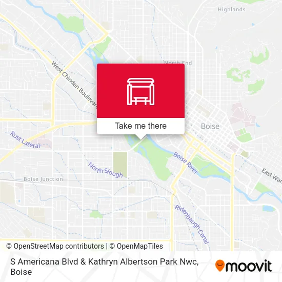 Mapa de S Americana Blvd & Kathryn Albertson Park Nwc