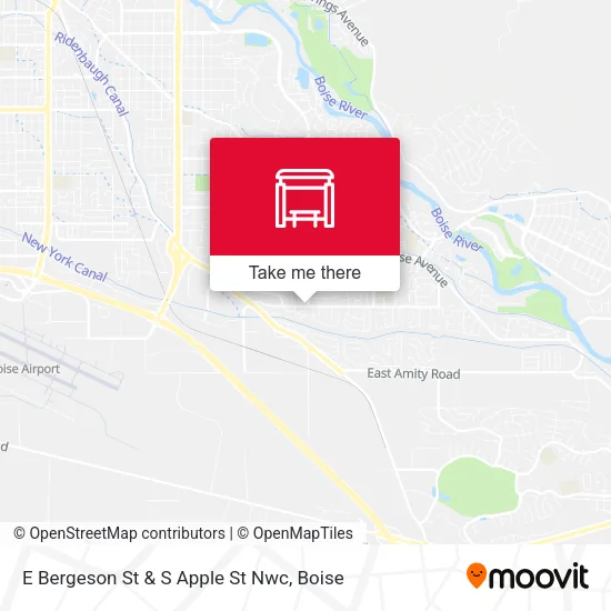 Mapa de E Bergeson St & S Apple St Nwc