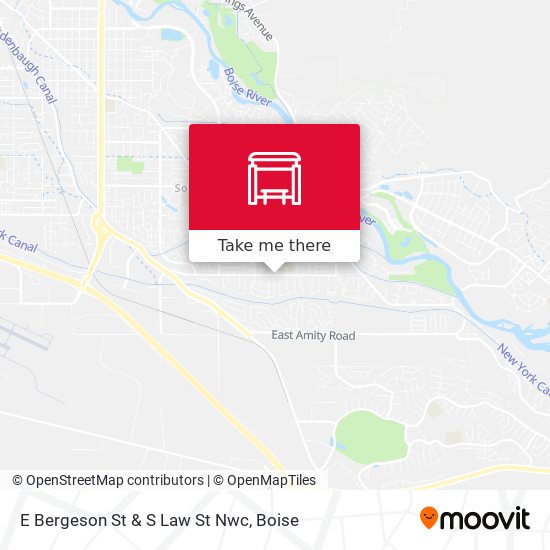 Mapa de E Bergeson St & S Law St Nwc