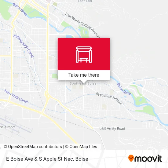 Mapa de E Boise Ave & S Apple St Nec