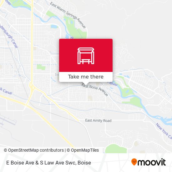 E Boise Ave & S Law Ave Swc map