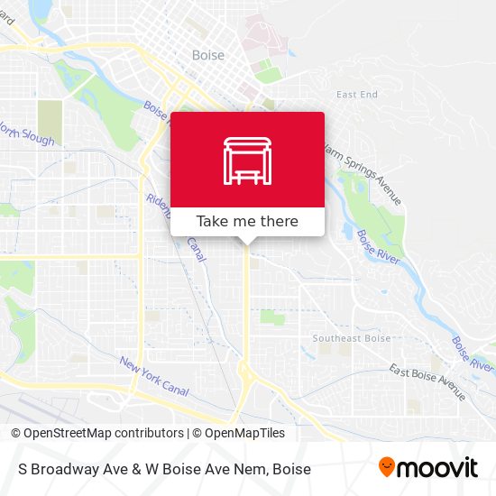 Mapa de S Broadway Ave & W Boise Ave Nem