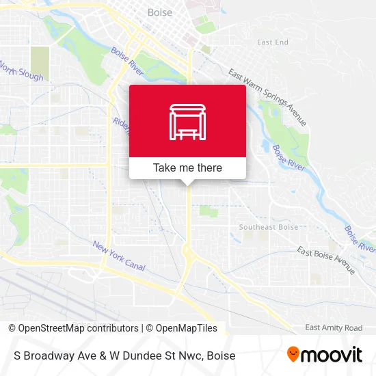 Mapa de S Broadway Ave & W Dundee St Nwc
