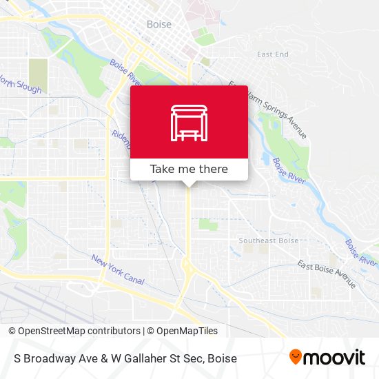 S Broadway Ave & W Gallaher St Sec map
