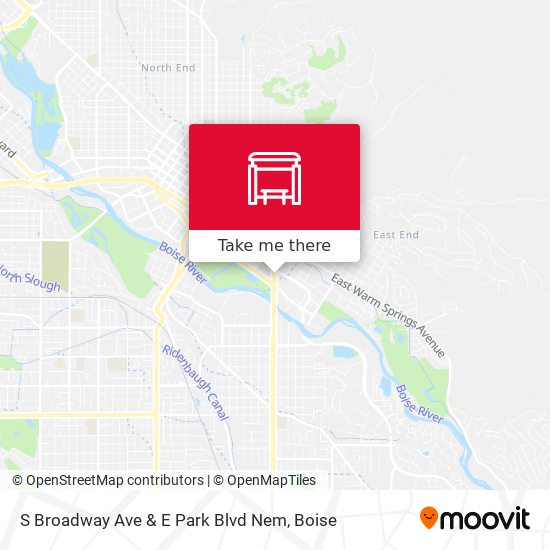 Mapa de S Broadway Ave & E Park Blvd Nem