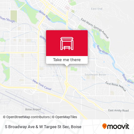 S Broadway Ave & W Targee St Sec map