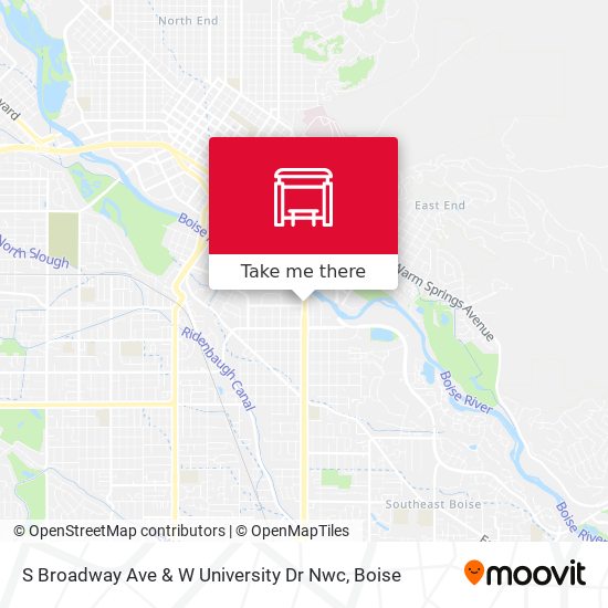 Mapa de S Broadway Ave & W University Dr Nwc