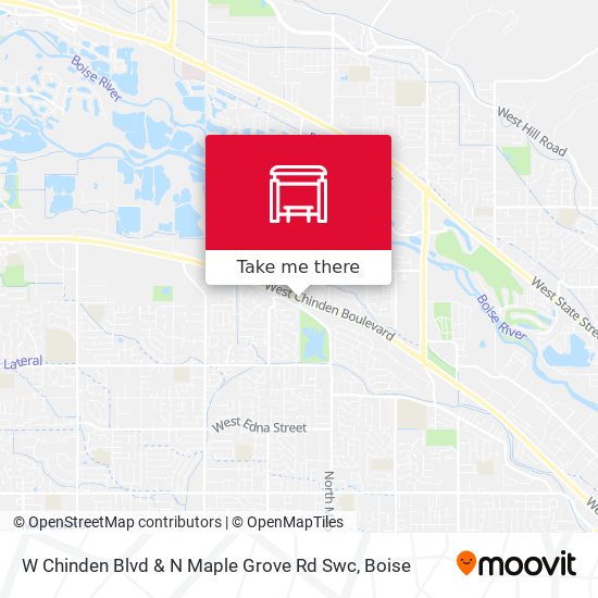 Mapa de W Chinden Blvd & N Maple Grove Rd Swc