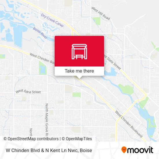 Mapa de W Chinden Blvd & N Kent Ln Nwc