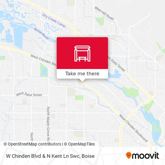 W Chinden Blvd & N Kent Ln Swc map