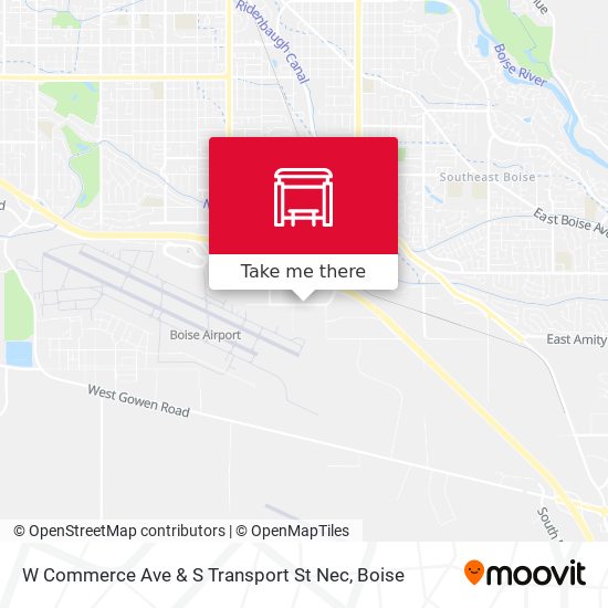 Mapa de W Commerce Ave & S Transport St Nec