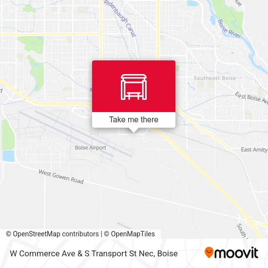 Mapa de W Commerce Ave & S Transport St Nec