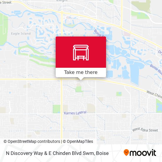 Mapa de N Discovery Way & E Chinden Blvd Swm