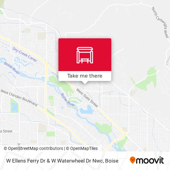 W Ellens Ferry Dr & W Waterwheel Dr Nwc map
