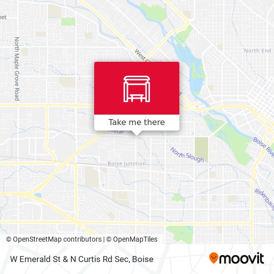 Mapa de W Emerald St & N Curtis Rd Sec
