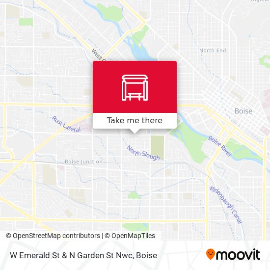 Mapa de W Emerald St & N Garden St Nwc