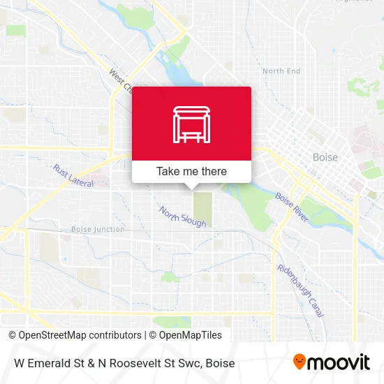 Mapa de W Emerald St & N Roosevelt St Swc