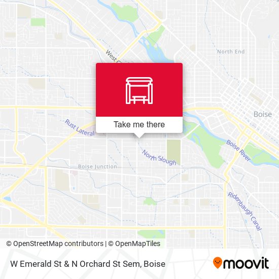 Mapa de W Emerald St & N Orchard St Sem