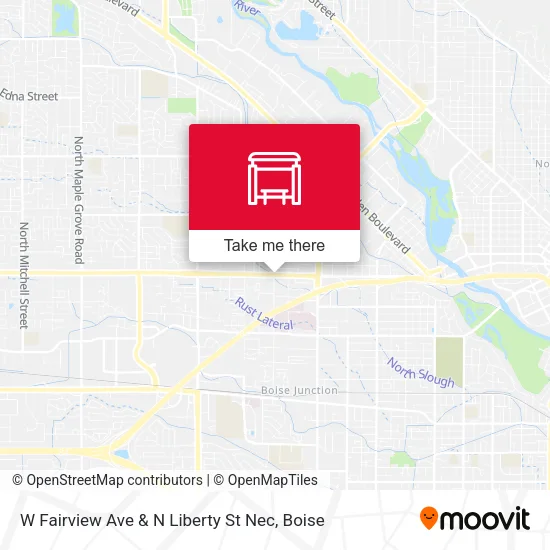 Mapa de W Fairview Ave & N Liberty St Nec