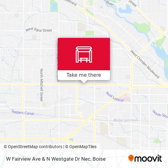 W Fairview Ave & N Westgate Dr Nec map