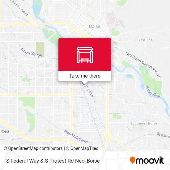 Mapa de S Federal Way & S Protest Rd Nec