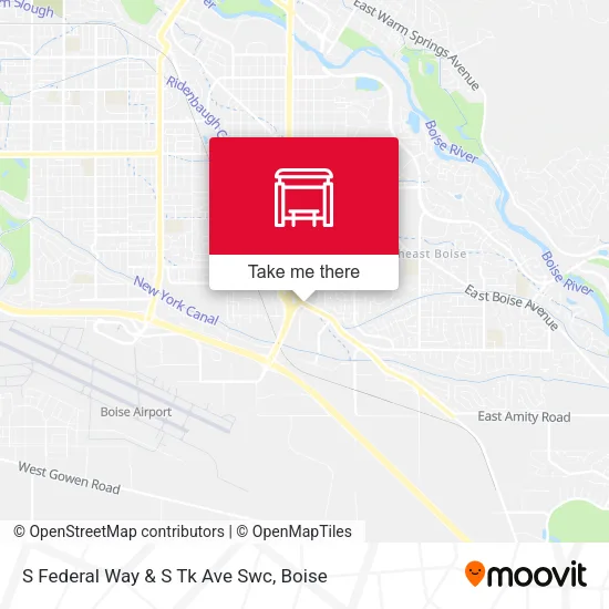 Mapa de S Federal Way & S Tk Ave Swc