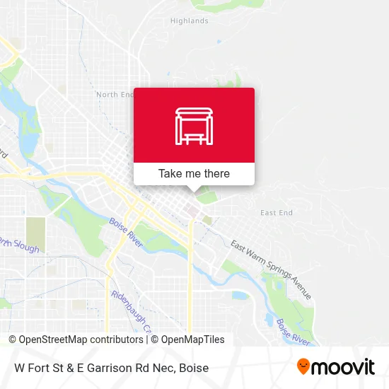 W Fort St & E Garrison Rd Nec map