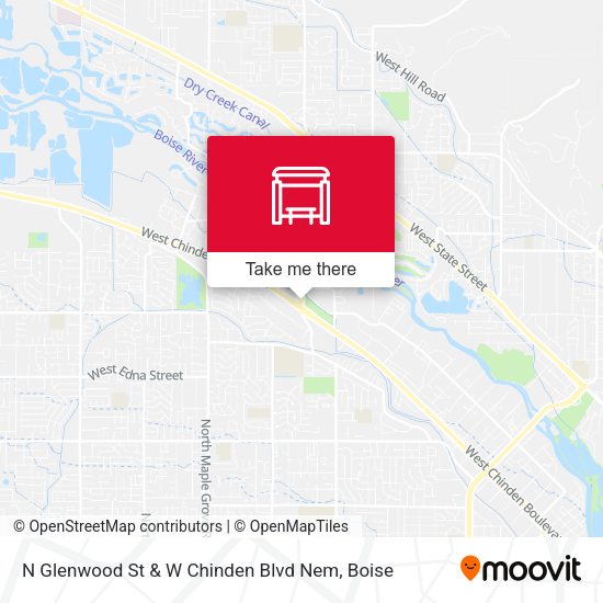 Mapa de N Glenwood St & W Chinden Blvd Nem