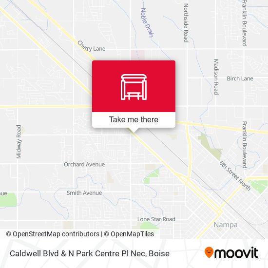 Caldwell Blvd & N Park Centre Pl Nec map