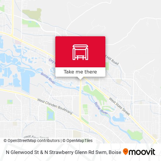 N Glenwood St & N Strawberry Glenn Rd Swm map