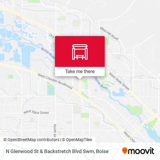 N Glenwood St & Backstretch Blvd Swm map