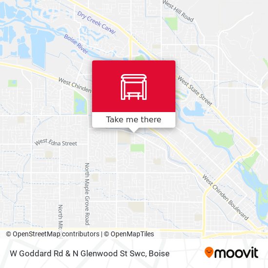 Mapa de W Goddard Rd & N Glenwood St Swc
