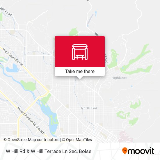 W Hill Rd & W Hill Terrace Ln Sec map