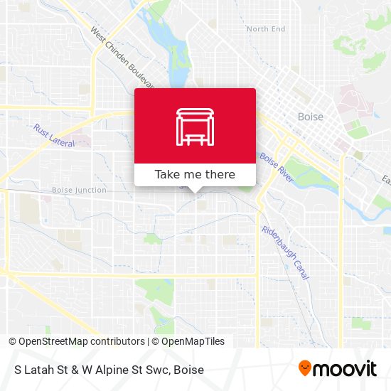 S Latah St & W Alpine St Swc map