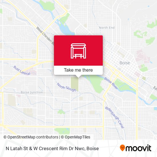 Mapa de N Latah St & W Crescent Rim Dr Nwc