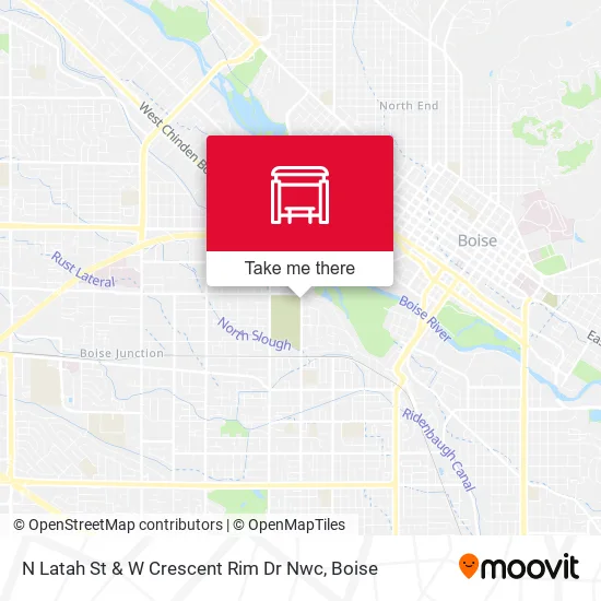 Mapa de N Latah St & W Crescent Rim Dr Nwc