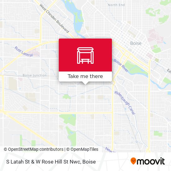 Mapa de S Latah St & W Rose Hill St Nwc