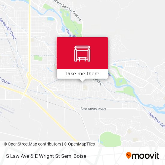 S Law Ave & E Wright St Sem map