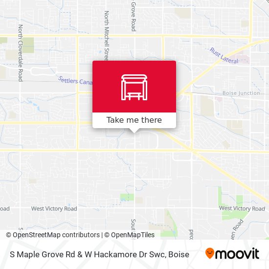 S Maple Grove Rd & W Hackamore Dr Swc map
