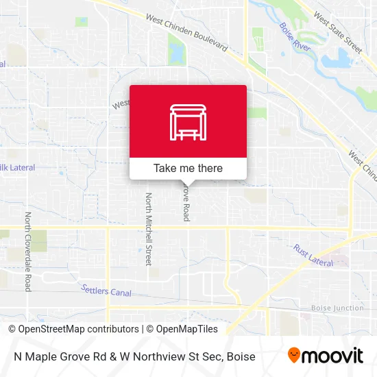 N Maple Grove Rd & W Northview St Sec map