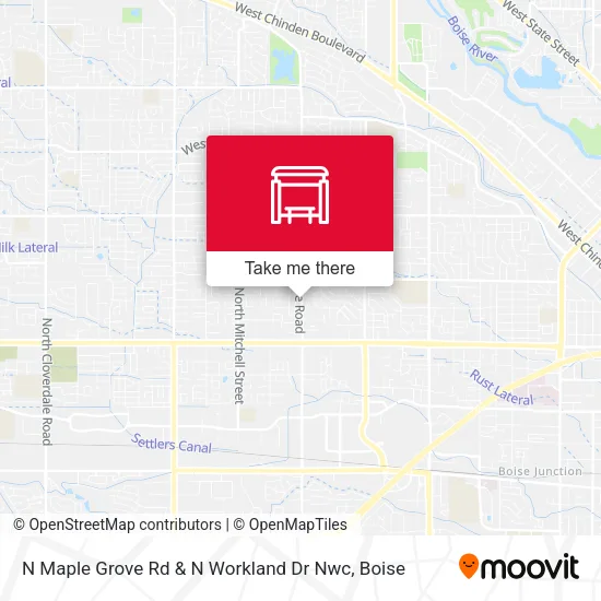 N Maple Grove Rd & N Workland Dr Nwc map