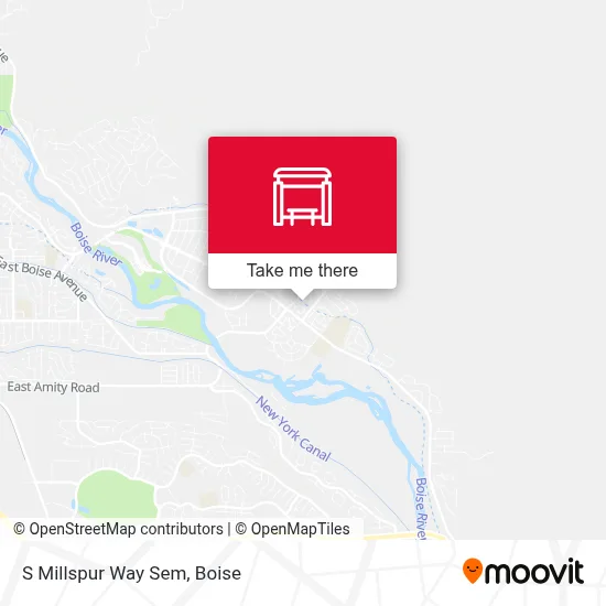 S Millspur Way Sem map