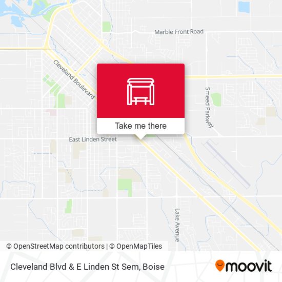 Mapa de Cleveland Blvd & E Linden St Sem