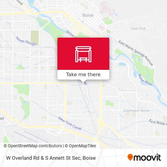 Mapa de W Overland Rd & S Annett St Sec